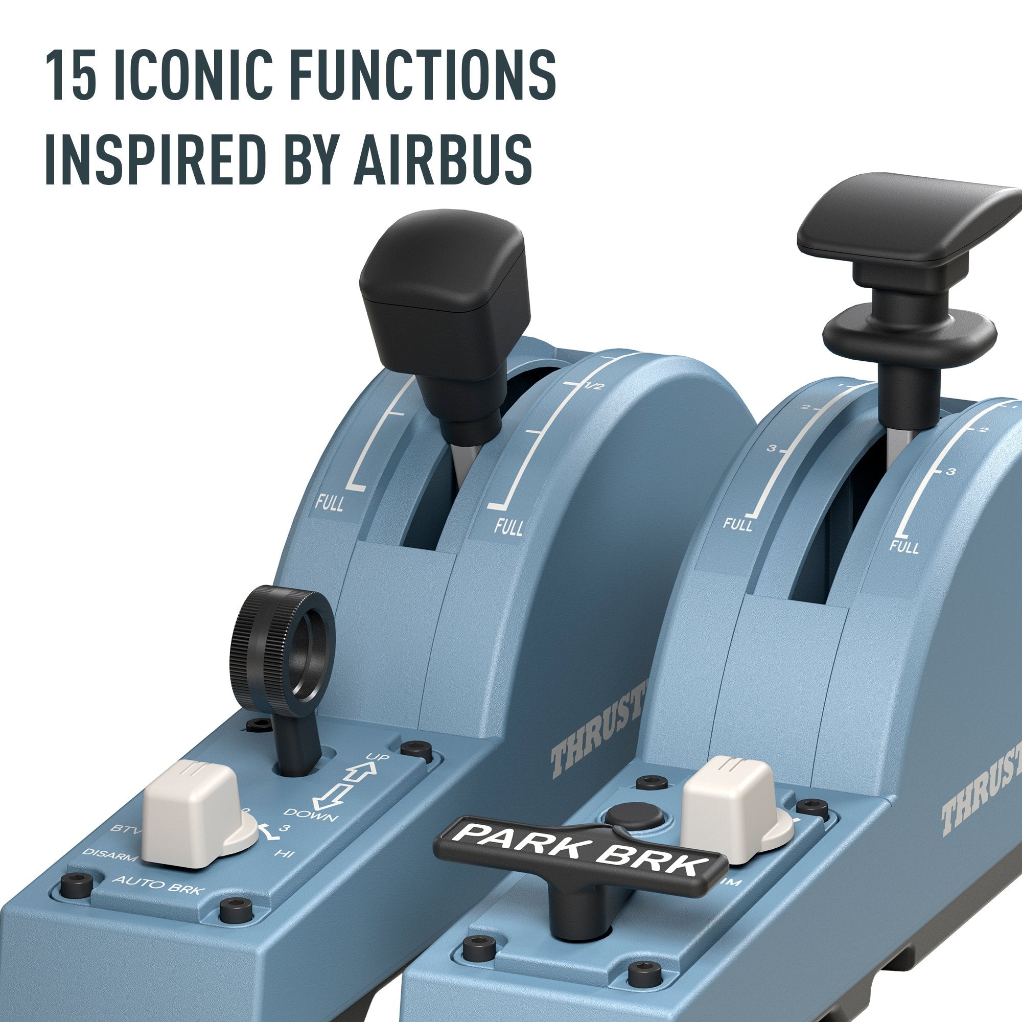 EAN 0663296422613 - Thrustmaster TCA Quadrant Add-On Airbus Edition Negro, Azul Simulador de Vuelo PC imagen 6
