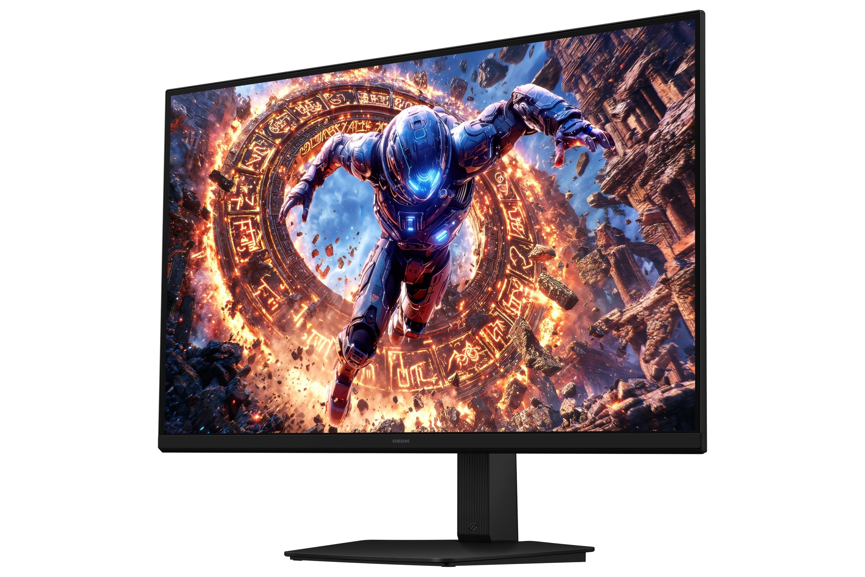 81,3 Cm (32") 6144 X 3456 Pixel Samsung Ls32hg806esxen 16:9 6k Ultra Hd Ips 1 Ms 330 Hz Hdr Displayport Hdmi Usb-Hub Pivot Height Vesa