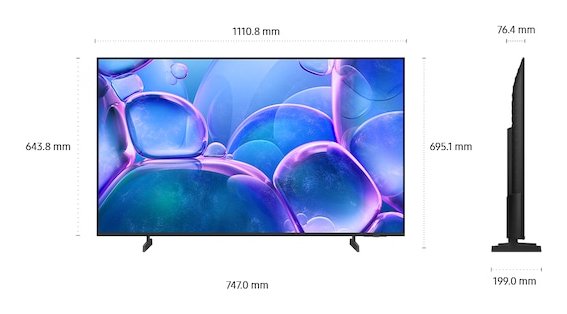 Tv Samsung 50" Ue50u7022fkxxh 4k Led Crystal U7022f