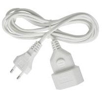 Brennenstuhl Cable De Extensión 3m Blanco H03vvh2-F 2x0.75
