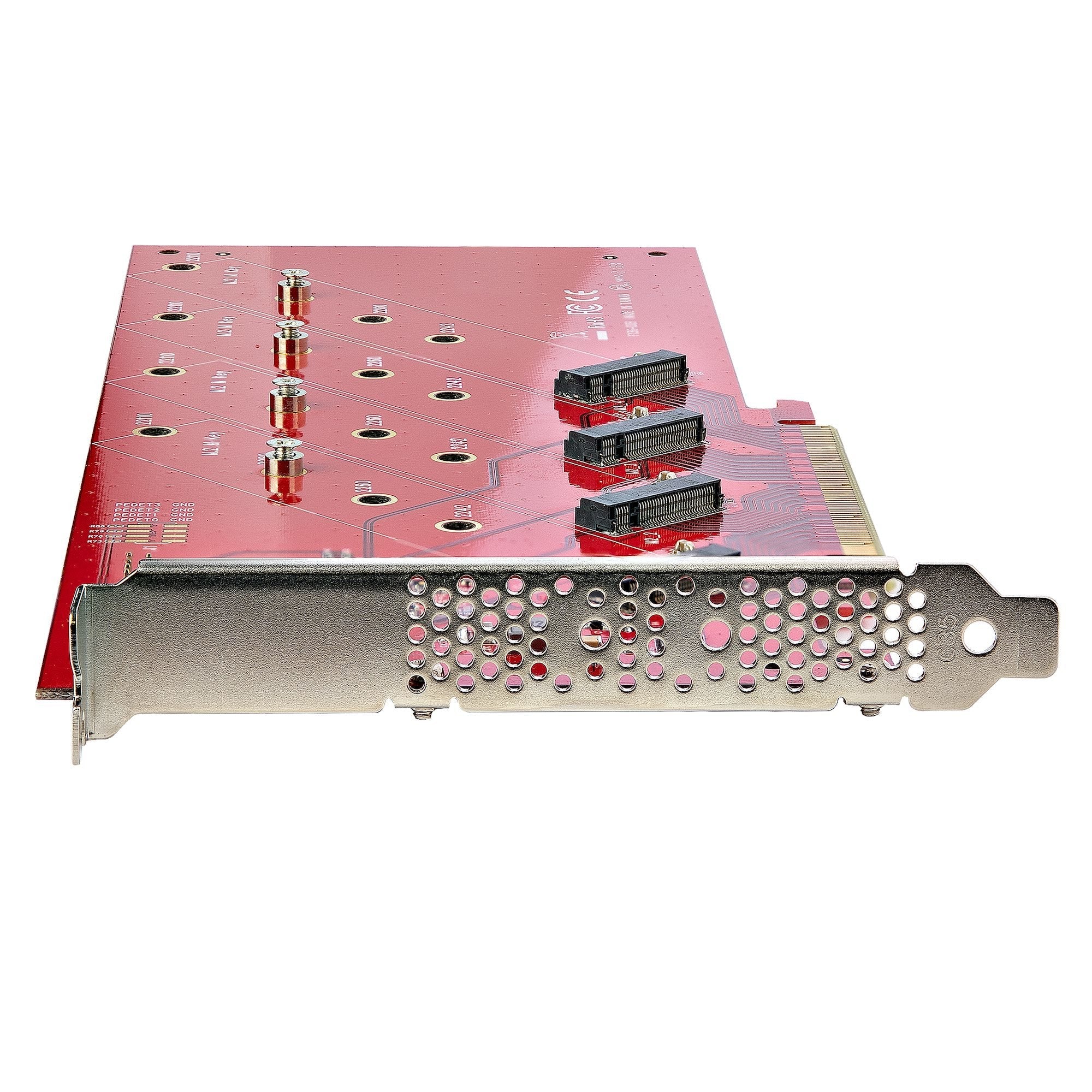 Startech.Com Quad-M2-Pcie-Card-B Tarjeta Y Adaptador De Interfaz Interno M.2