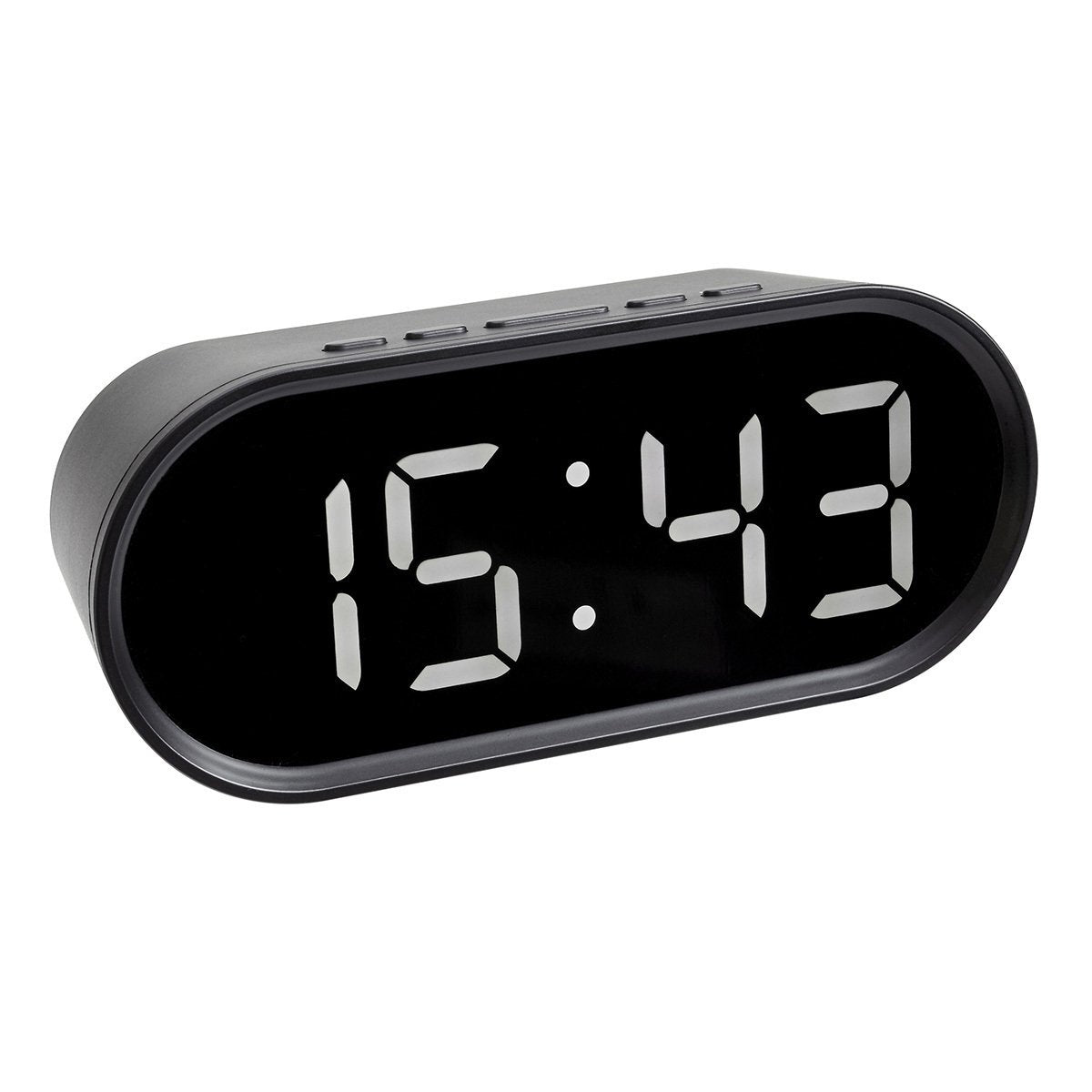 Tfa 60.2025.01 Quarz Despertador Negro Alarmzeiten 1