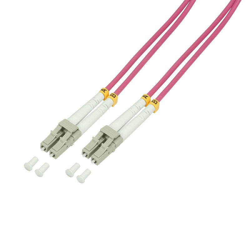 Logilink Cable Fibra Optica 1m Om4 Lc-Lc 50/125 Multimodo