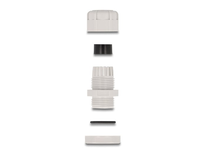 Delock 60655 Prensacables M20 10 Piezas Gris