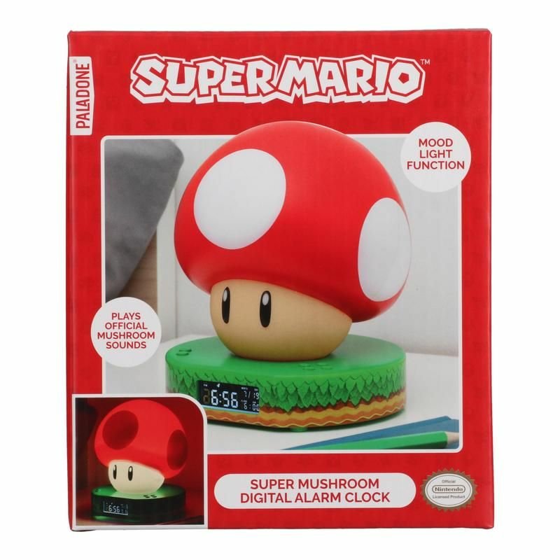 Reloj Despertador Mushroom Super Mario Bros