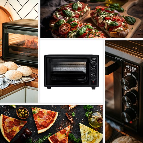 EAN 5905575900722 - Adler AD 6023 horno 26 L 1500 W Negro imagen 12