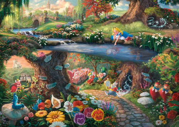 Puzzle Disney - Alicia En El País De Las Maravillas, Rompecabezas
