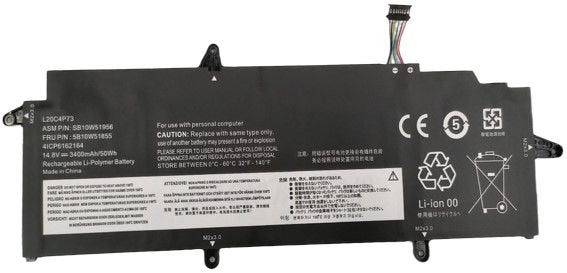 Laptop Battery For Lenovo - 53.76wh Li-Ion 15.36v 3500mah - For Thinkpad X13 Gen 2[Amd]20xh001, Thinkpad X13 Gen 2[Amd]20xh001, Thinkpad - Warranty: 12m