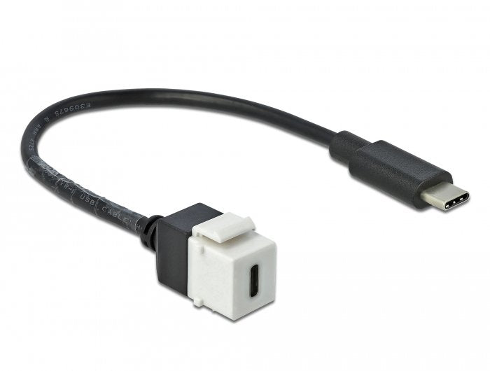 Adap Delock Keystone Usb 3.0 C To Usb 3.0 C Mit Cable