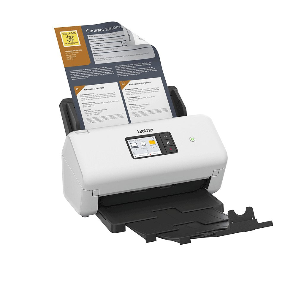 EAN 4977766838450 - Brother ADS-4550W escaner Escáner con alimentador automático de documentos (ADF) 600 x 600 DPI Negro, Bla imagen 6