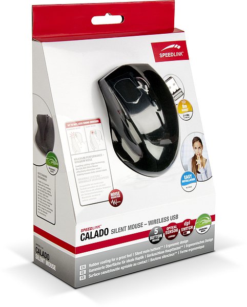 Ratón Speedlink Calado Rf Inalámbrico 1600 Dpi