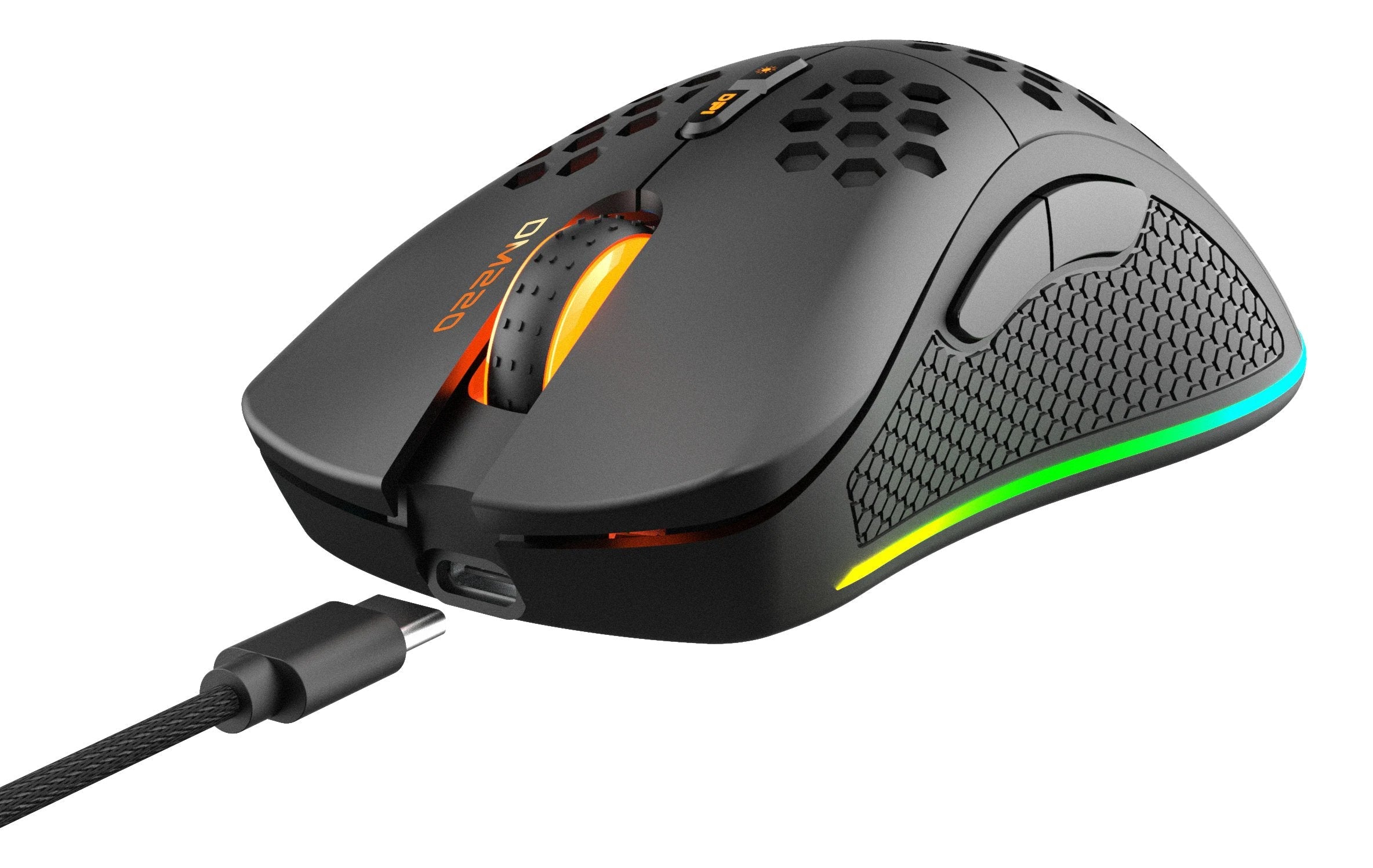 Ratón Deltaco Gam-120 Derecha Rf Wireless + Usb Type-A Óptico 6400 Dpi