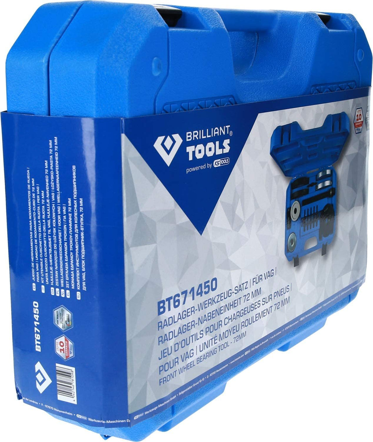 Brilliant Tools Radlager-Herramienta-Juego Para Vag Radlager-Nabeneinheit