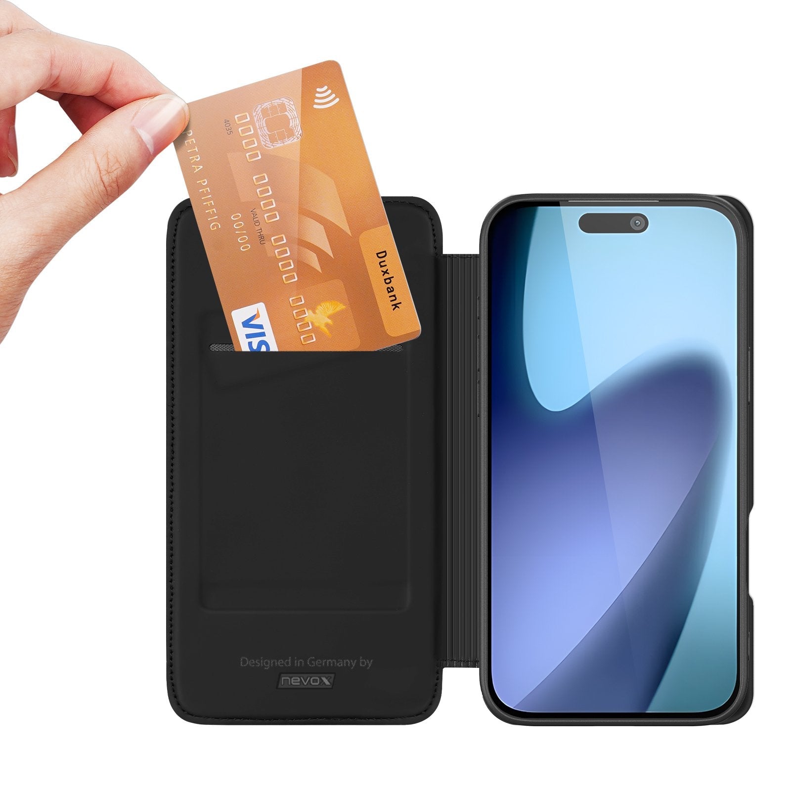 Nevox Vario Series - Iphone 17 6.3" Booktasche, Negro