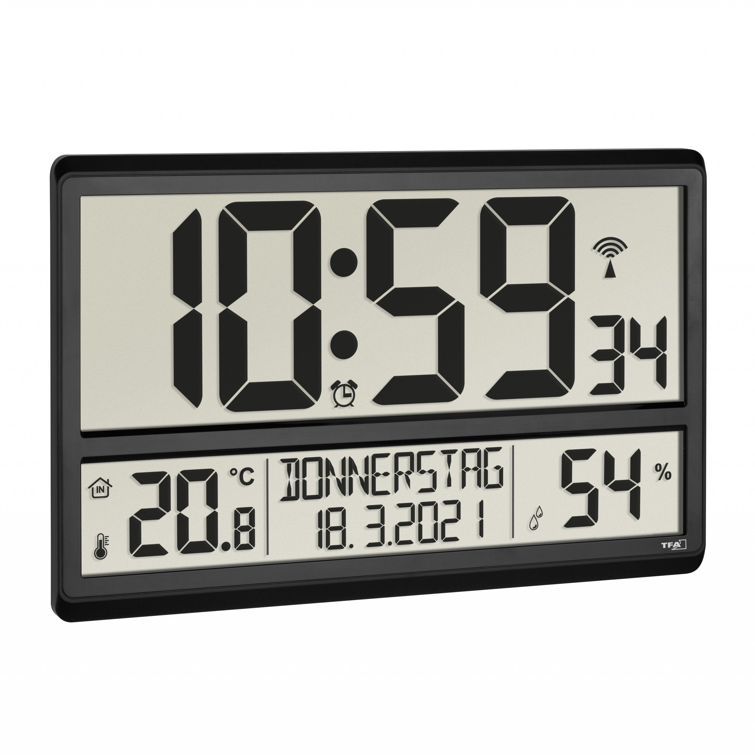 Tfa-Dostmann 60.010709 Estación Meteorológica Digital Negro Batería