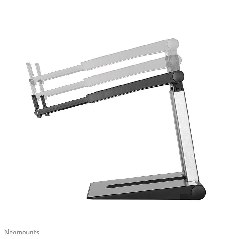 Pie Para Newstar Soporte Portatil De Hasta 16 "Max 5kg, Plegable, Plata / Negro.