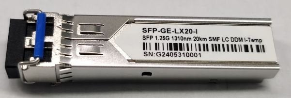 Sfp 1.25g Dual Lc Sm 1310nm  20km,  Industrial