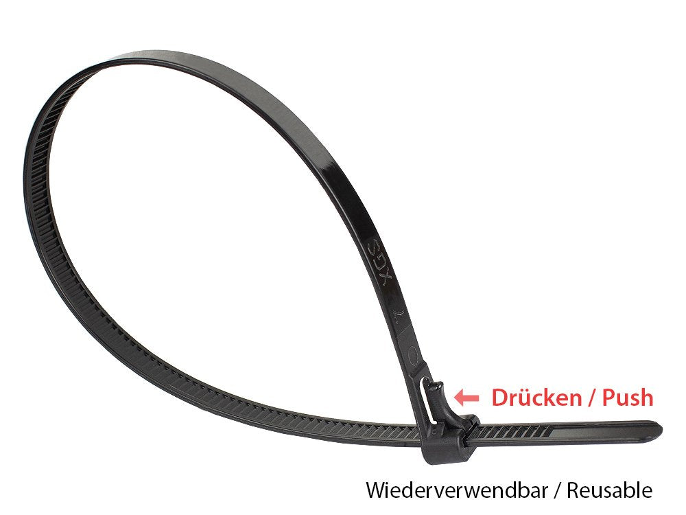 Good Connections Wiederverwendb. Cablebinder 150mmx7,2mm