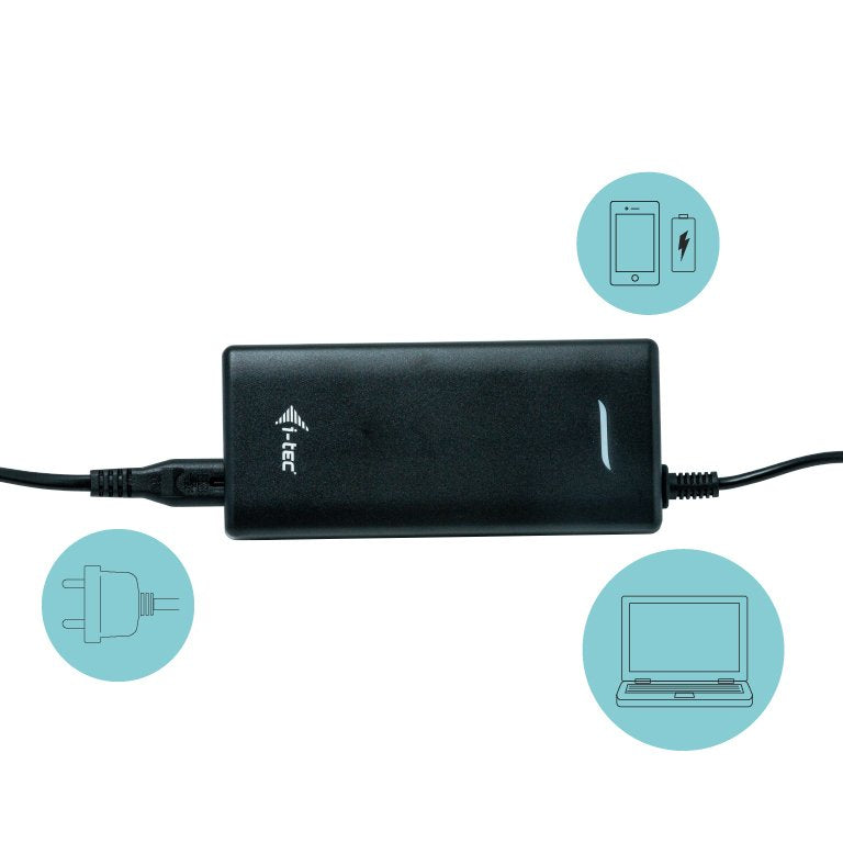 I-Tec Usb-C Hdmi Dp Dock Pd100waccs 2x Lcd Dock + Charger-C112w