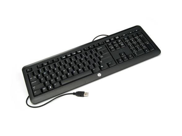 EAN 0887111276834 - HP QY776AA teclado Oficina USB Negro imagen 1