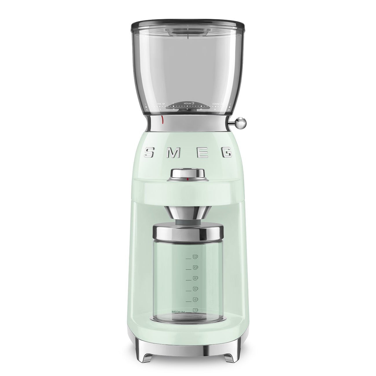 EAN 8017709317997 - Smeg CGF11PGEU molinillo de café 150 W Verde, Transparente imagen 8