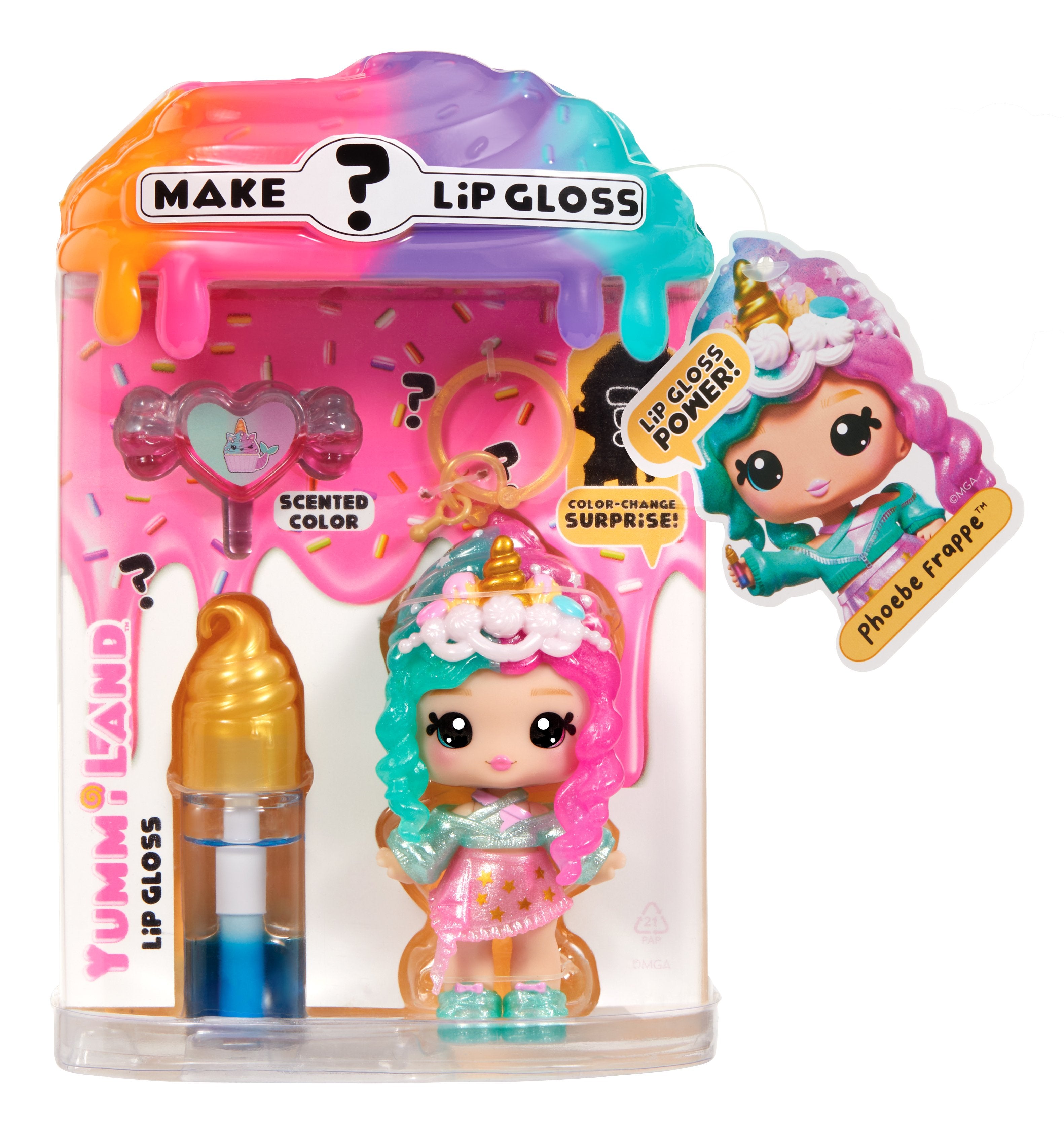EAN 35051546085 - MGA Entertainment Yummiland Mystery Lip Gloss Doll - Phoebe Frappe imagen 5