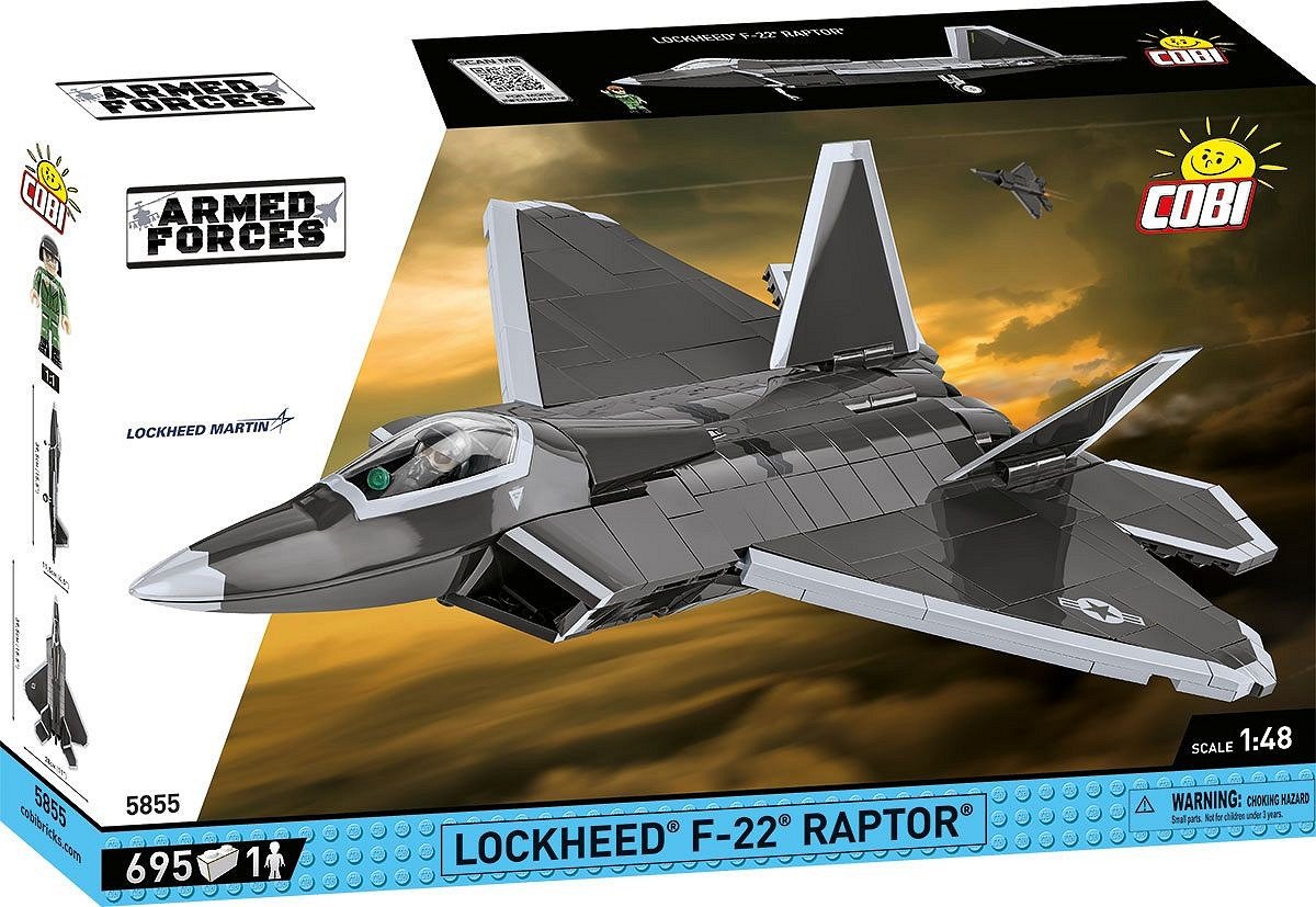 Cobi Lockheed F-22 Raptor, Juguete De Construcción Cobi-5855