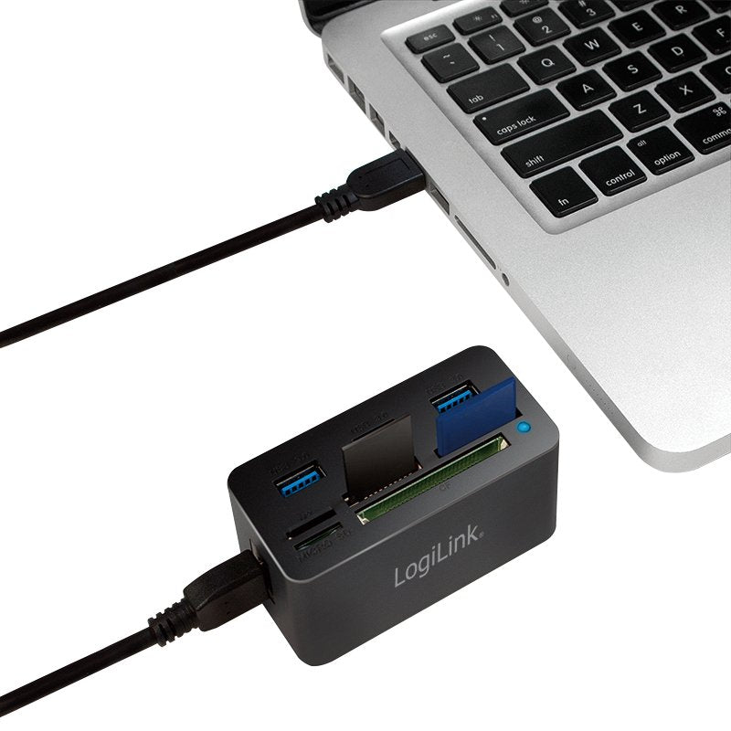 EAN 4052792048698 - LogiLink CR0042 base para portátil y replicador de puertos Alámbrico USB 3.2 Gen 1 (3.1 Gen 1) Type-A Neg imagen 4