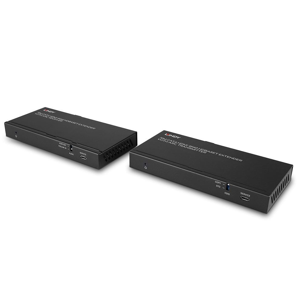 Lindy 70m Cat.6 Hdmi 4k60 Hdbaset Extensor M Arc Ir&Rs-232
