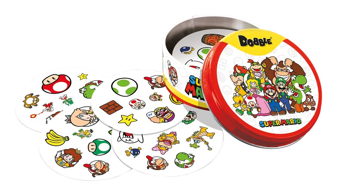Juego De Mesa Dobble Super Mario Edad Recomendada 7 Años