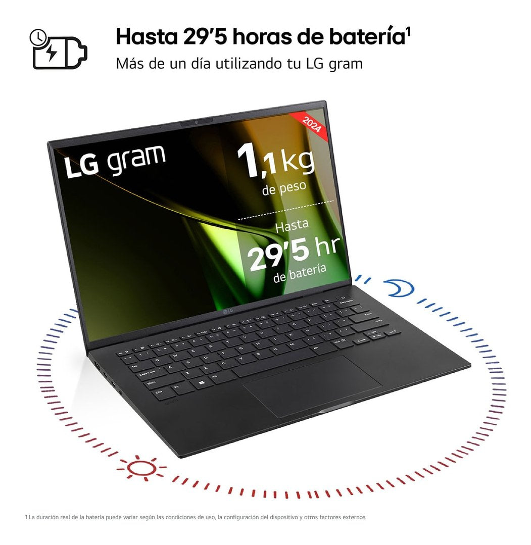 Portátil Gram 14  I7 16gb 512gb Ssd Winpro