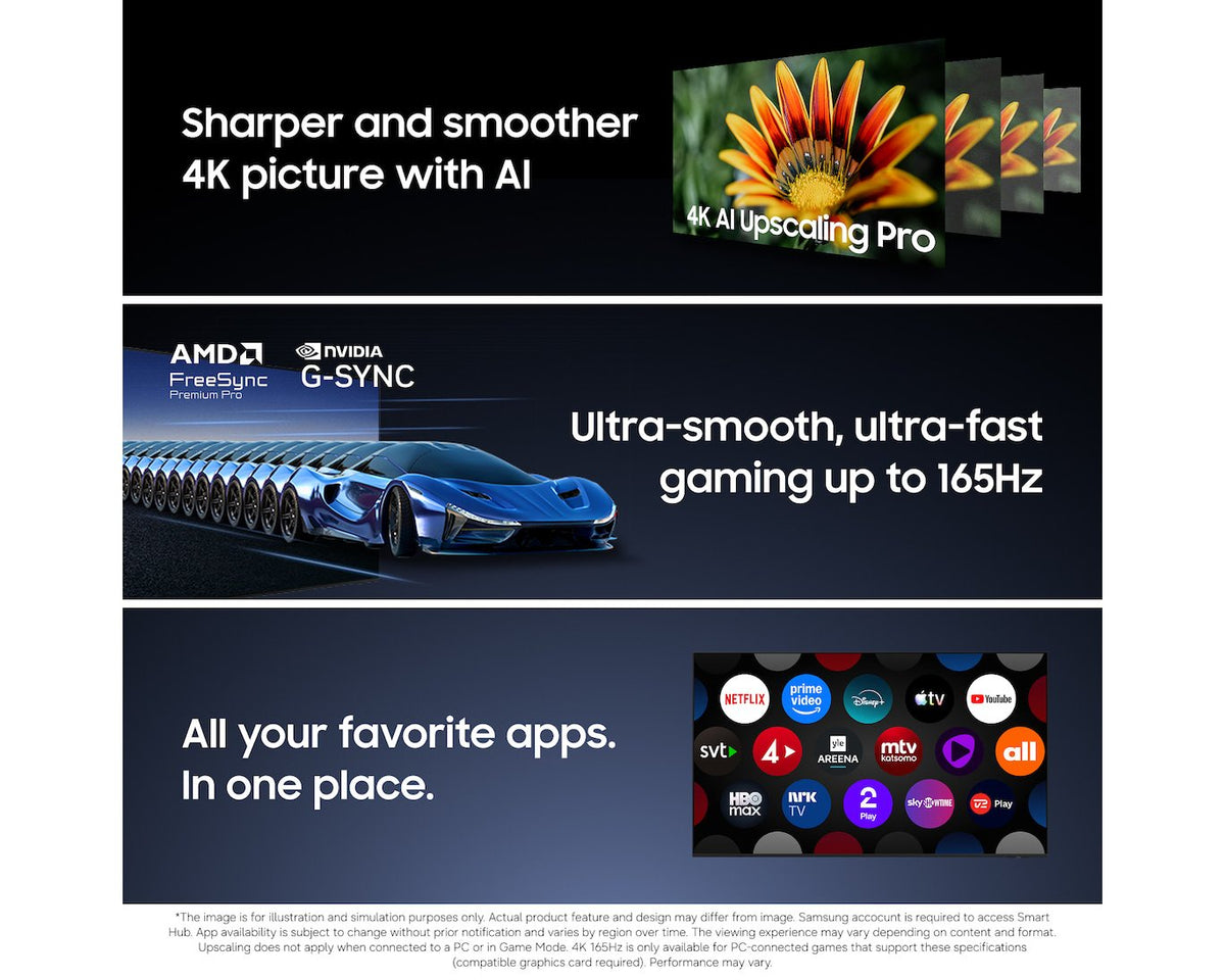 Tv Samsung S90h 65 Pulgadas Oled Freesync Premium Pro Vrr 4k Negro