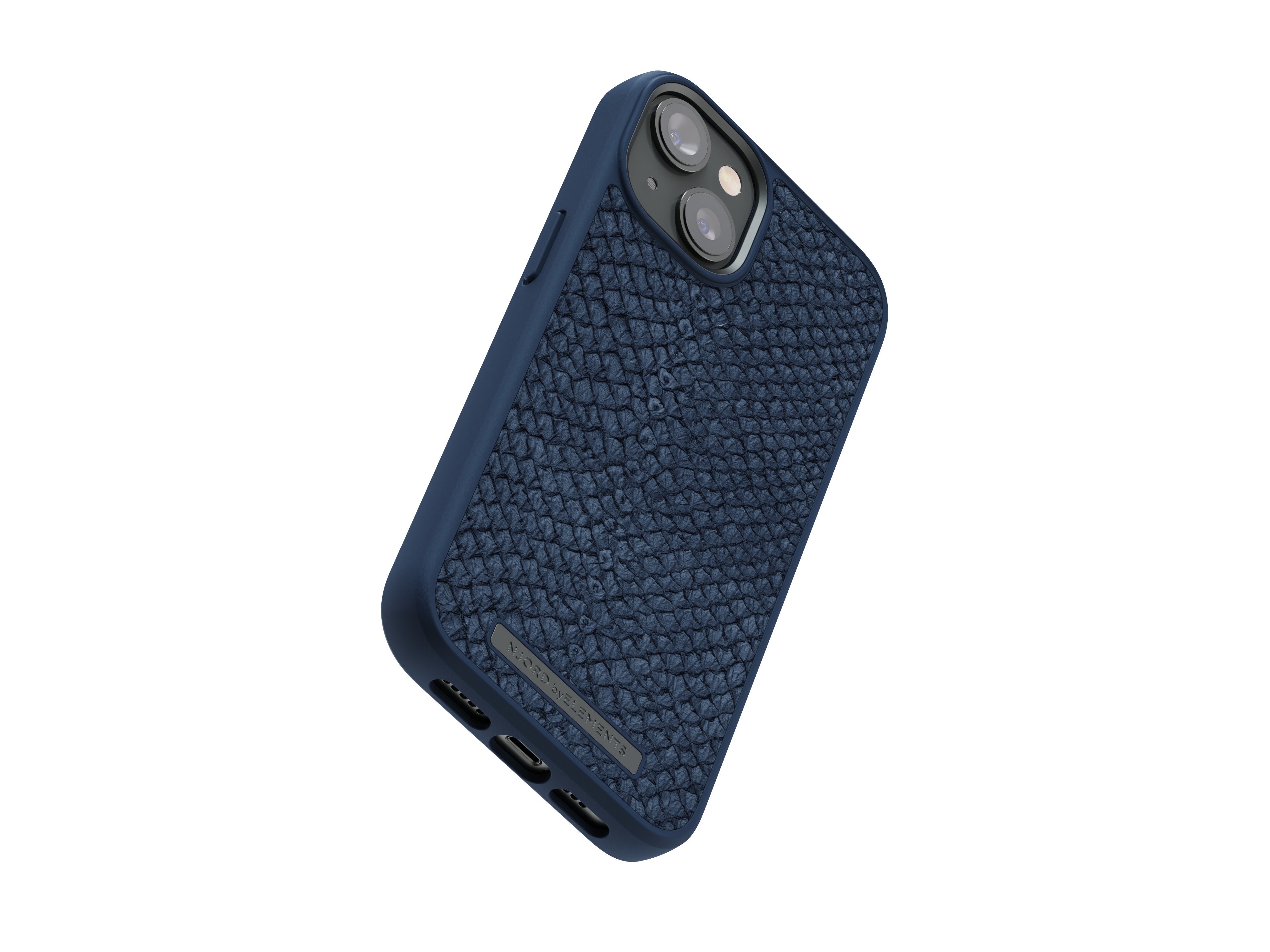 Funda De Cuero Iphone 14 (6.1) Azul