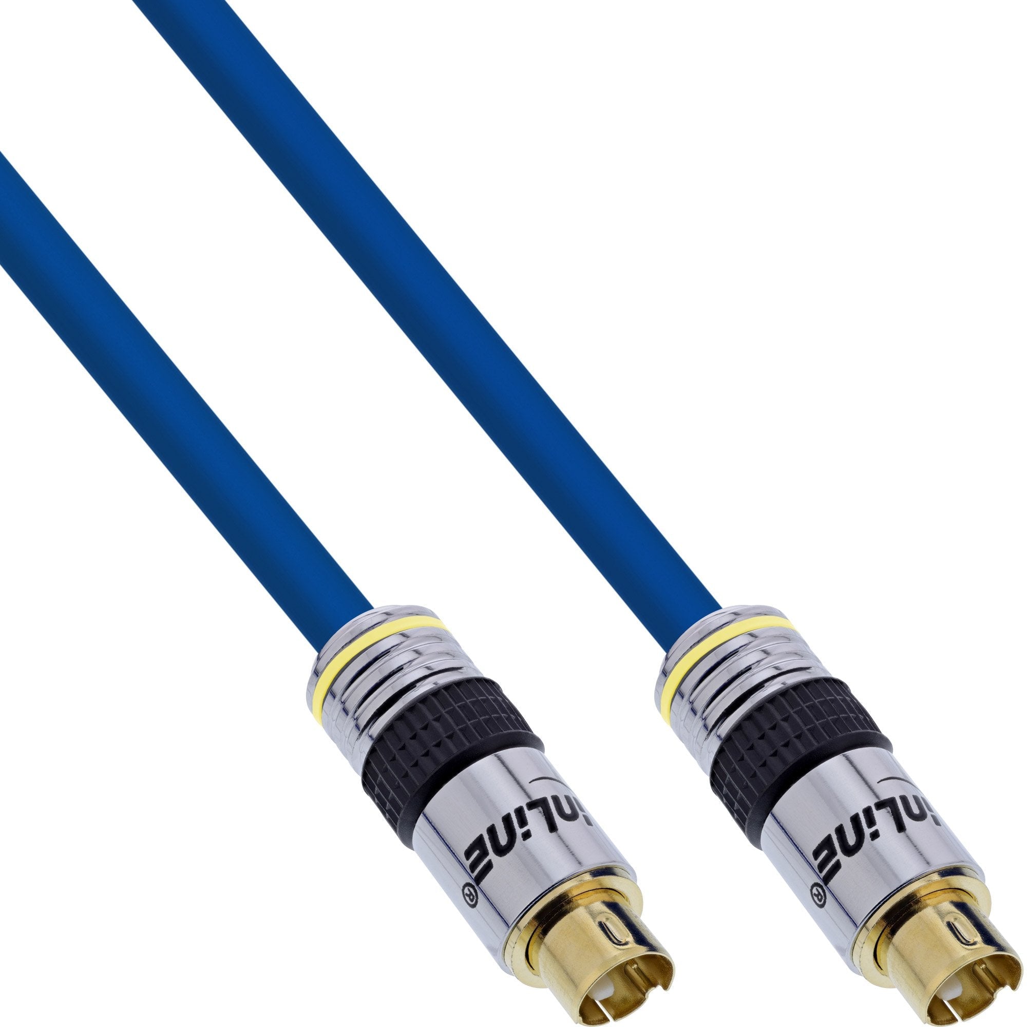 Cable De Video Inline S-Vhs Premium Mini Din De 4 Pines Macho A Macho De 1 M
