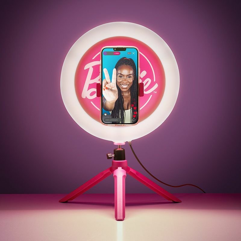 Aro De Luz Con Tripode Paladone Barbie