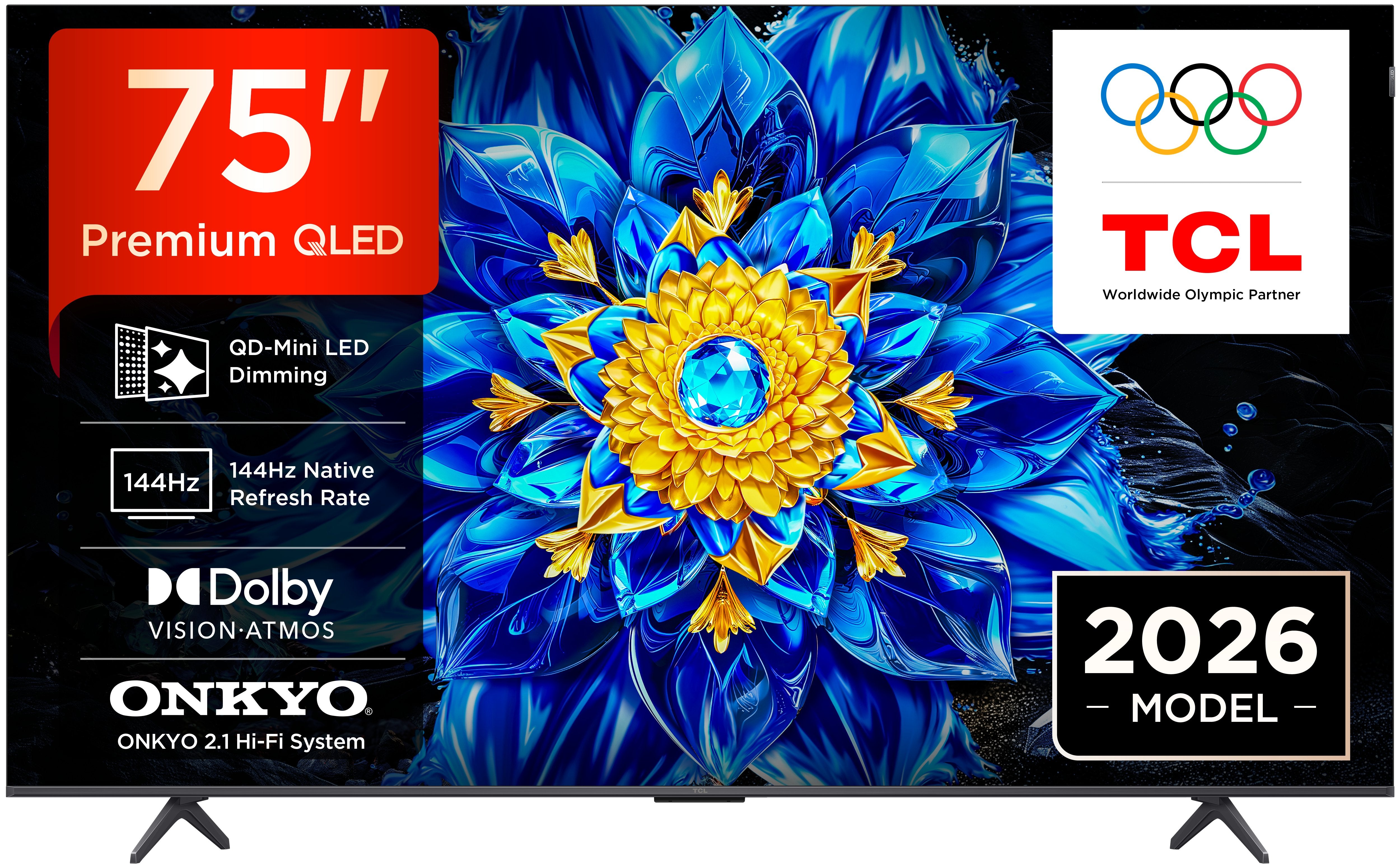 EAN 5901292530181 - TCL P8L 75P8L Televisor 190,5 cm (75") 4K Ultra HD Smart TV Wifi Negro 450 cd / m² imagen 1