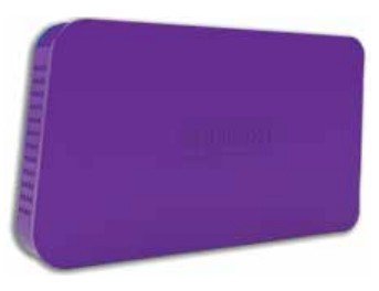 Approx Caja Externa Para Discos Duros 2.5'/ 6.35cm Sata 12.5mm  Boton Backup Lila Apphdd05p