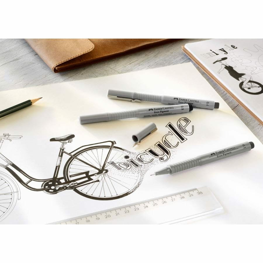 EAN 4005401660088 - Faber-Castell 166008 rotulador de punta fina Negro 8 pieza(s) imagen 3