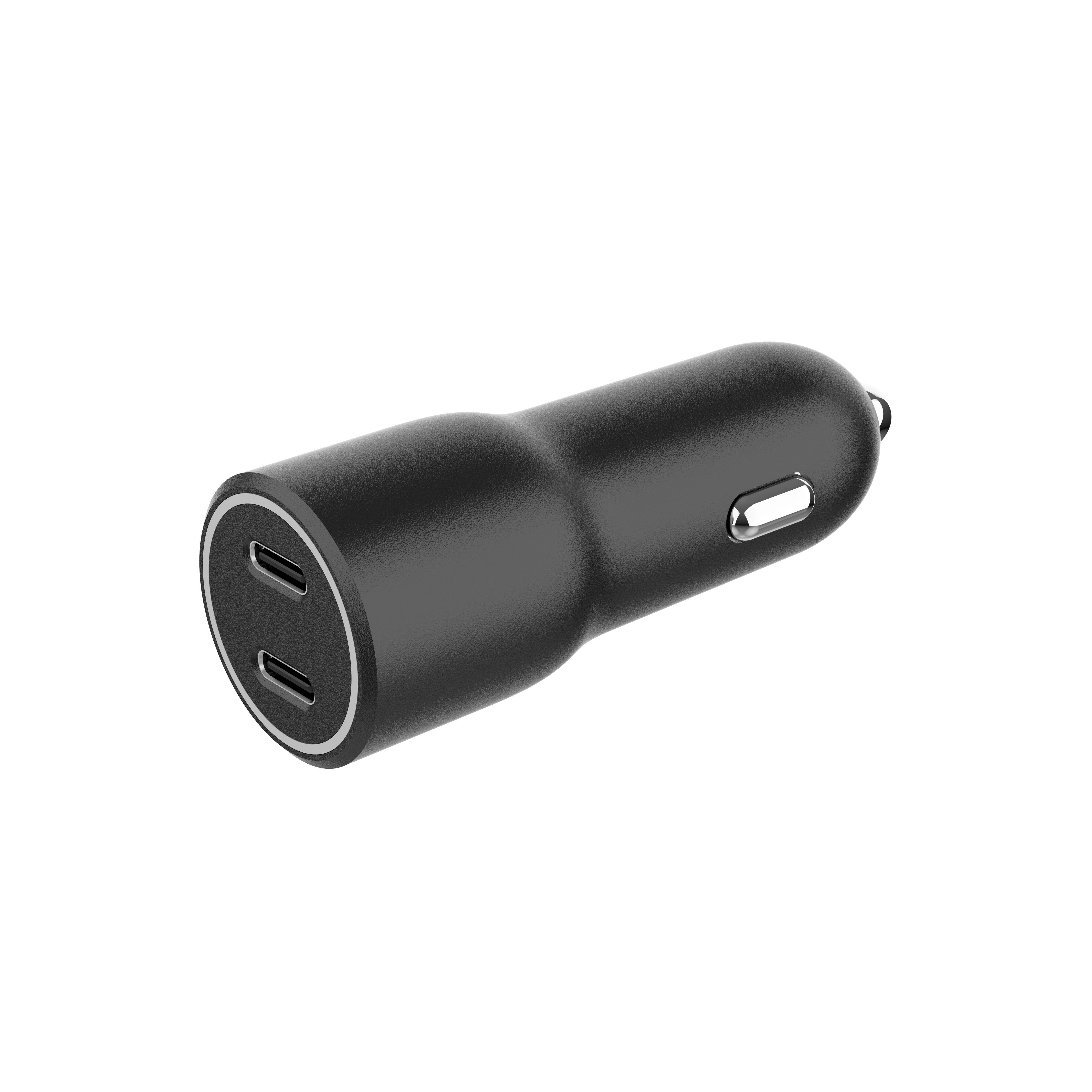 EAN 8716309129688 - Gembird TA-UC-C2PD40-CAR-01 cargador de dispositivo móvil Universal Negro Encendedor de cigarrillos Carga imagen 1