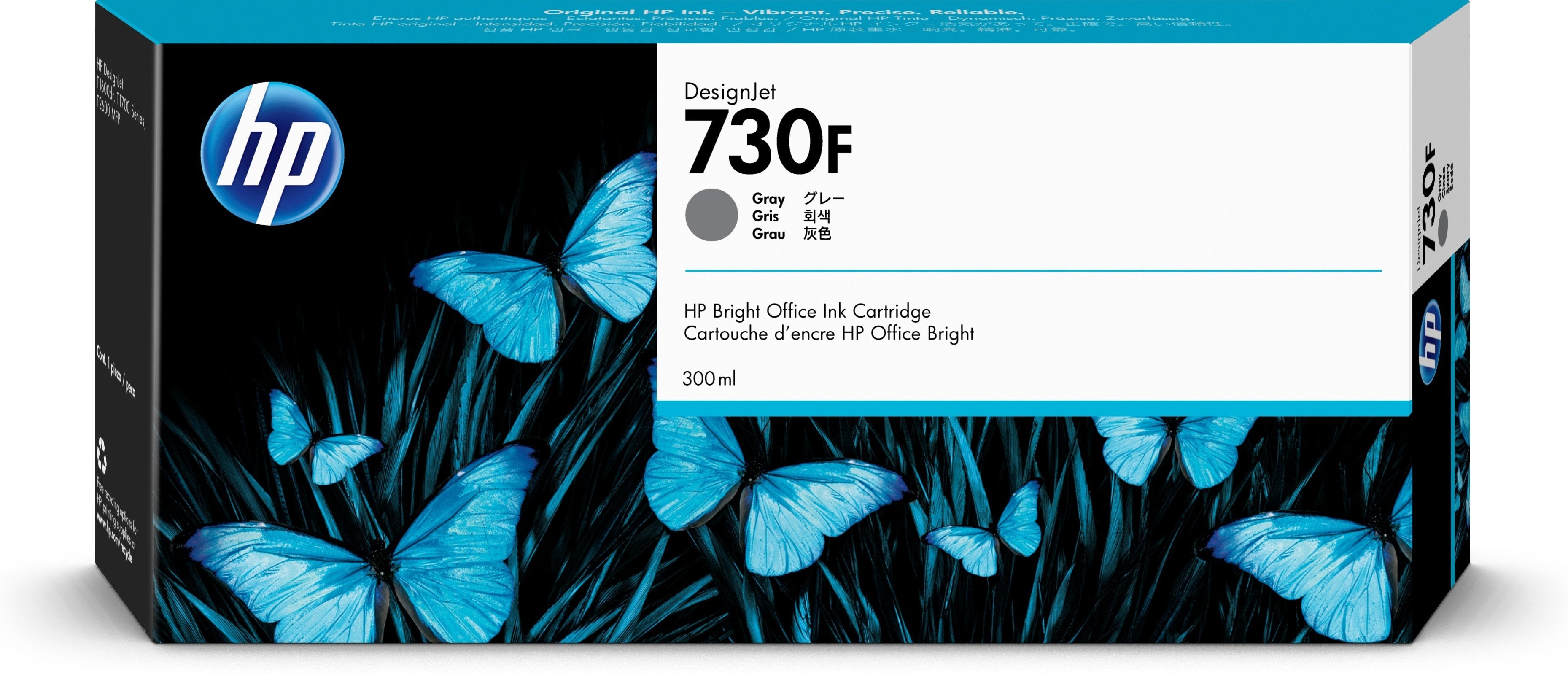 730f 300-Ml Gray Designjet  Ink Cartridge