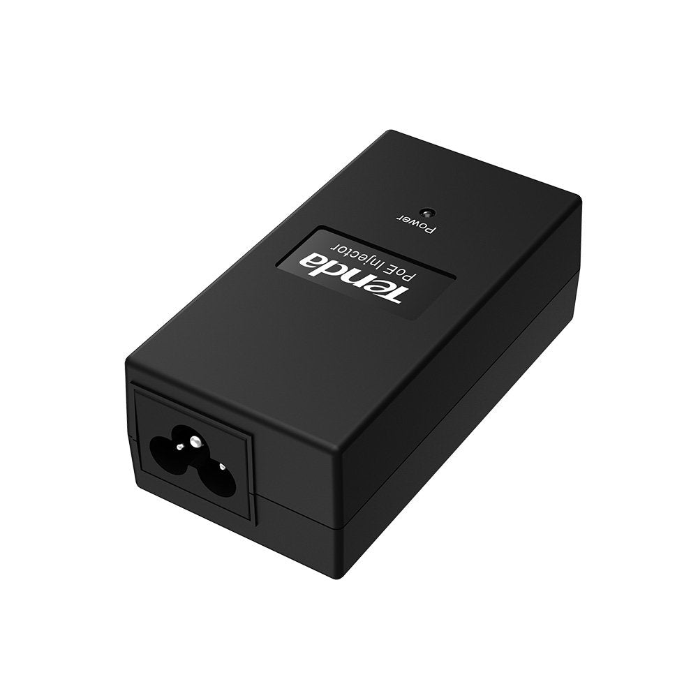 Tenda Inyector Poe Poe15f  2x Puertos Rj45 100/100pbps15 Gigabit 15w Hasta 100m Con Cables Cat. 5 O Superior