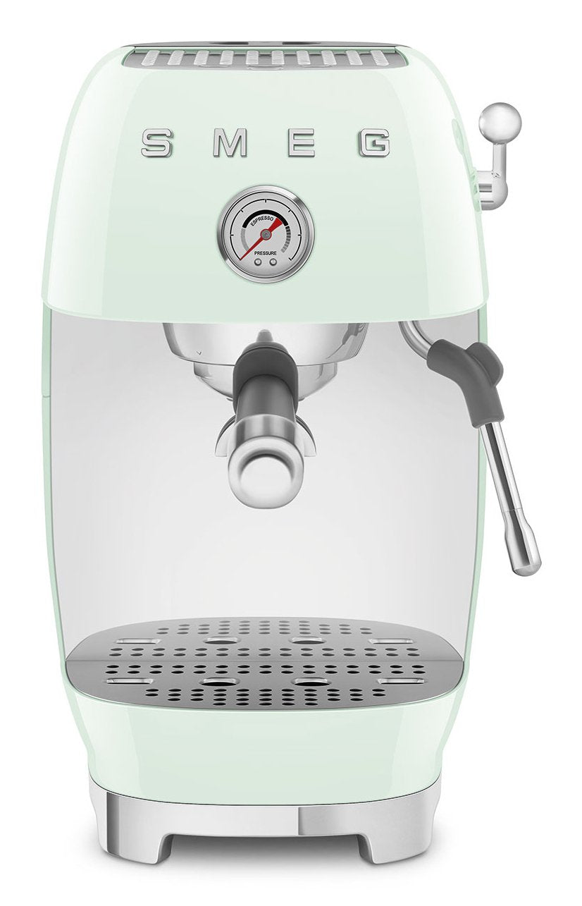 Smeg Espressomaschine Ecf03pgeu, Thermoblock, Cold Brew, Dampfdüse, 1.4l, 1650w