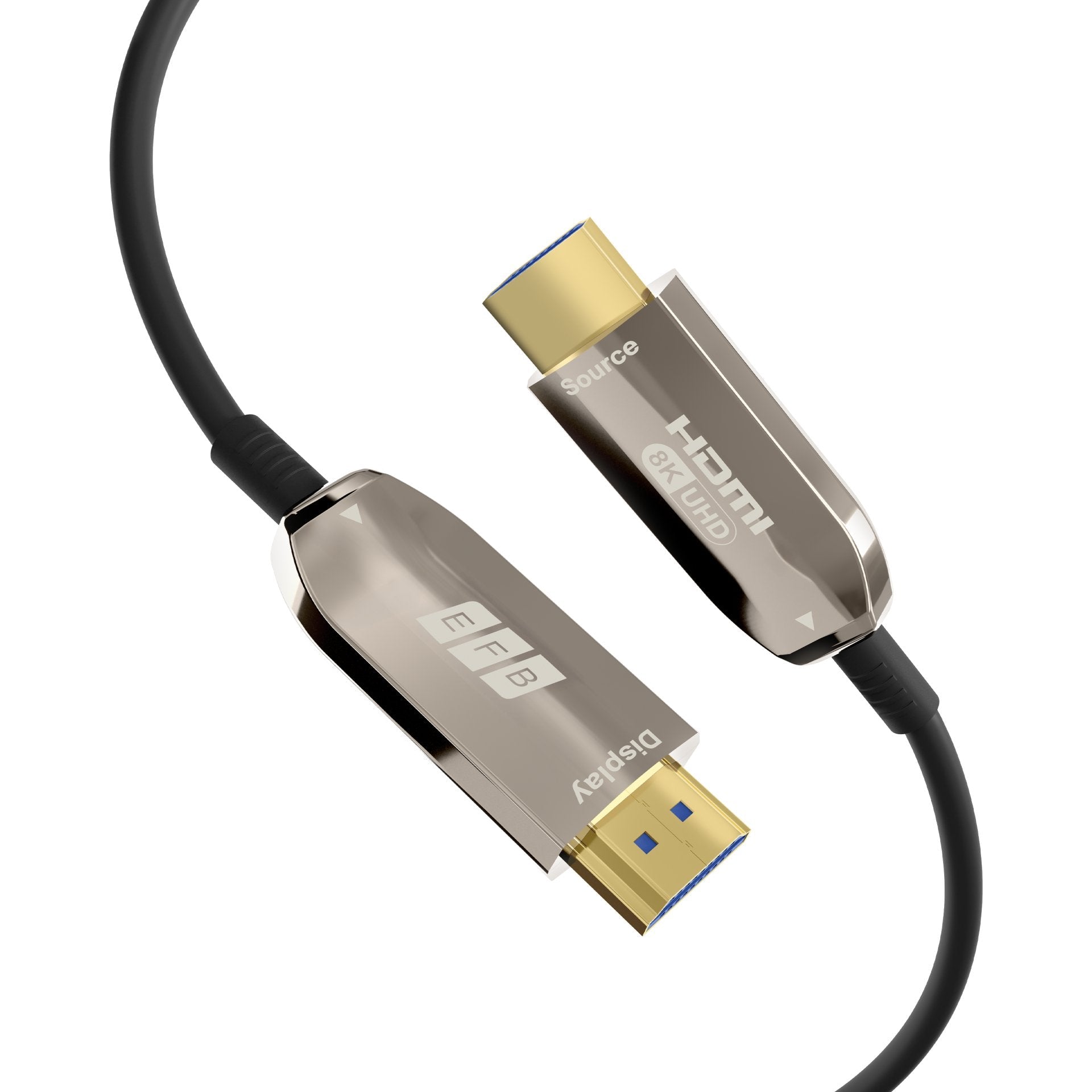 EAN 4049759325008 - EFB Elektronik HDMI-21-00008 cable HDMI 30 m HDMI tipo A (Estándar) Negro, Acero inoxidable imagen 3