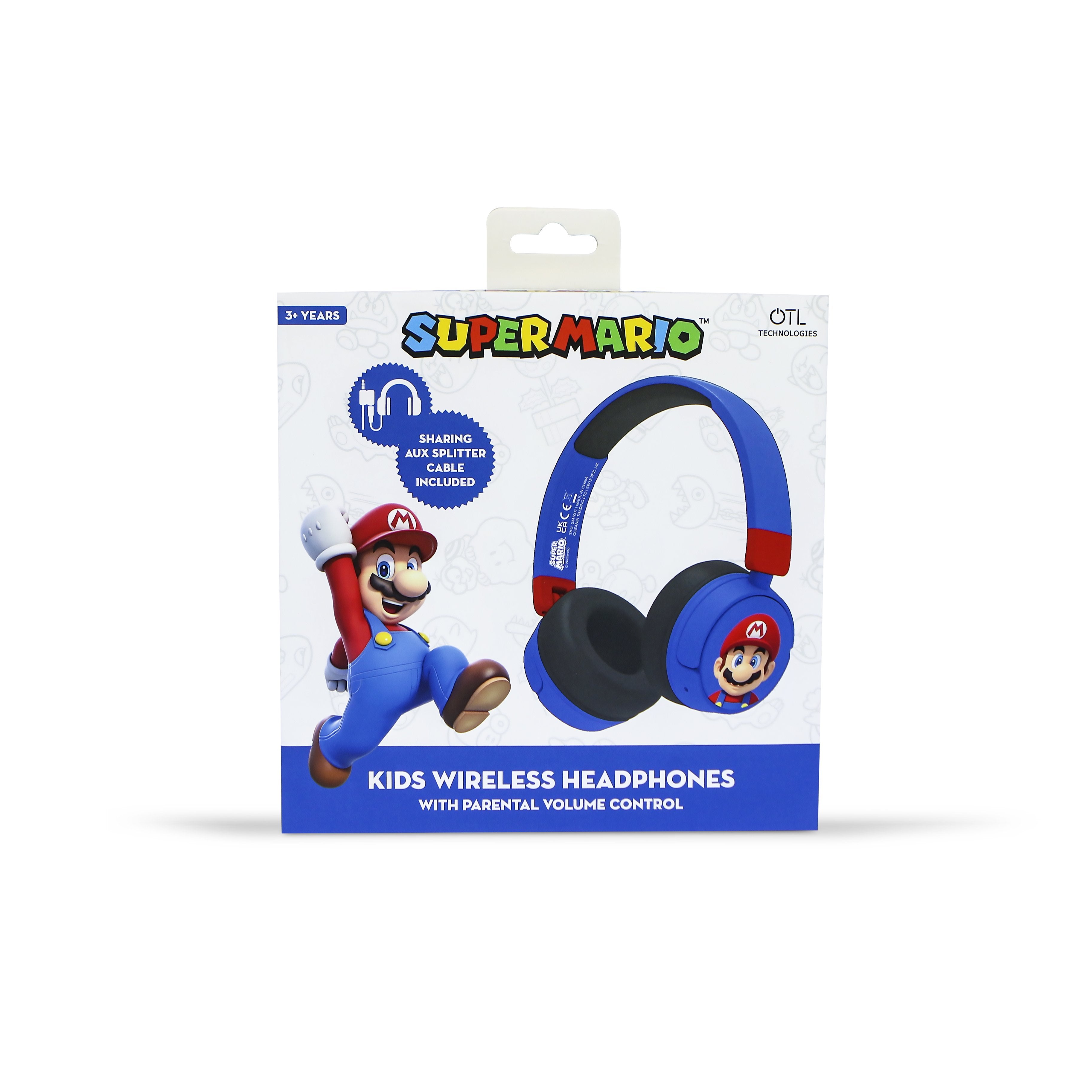Auriculares Inalambricos Infantiles Super Mario Bros