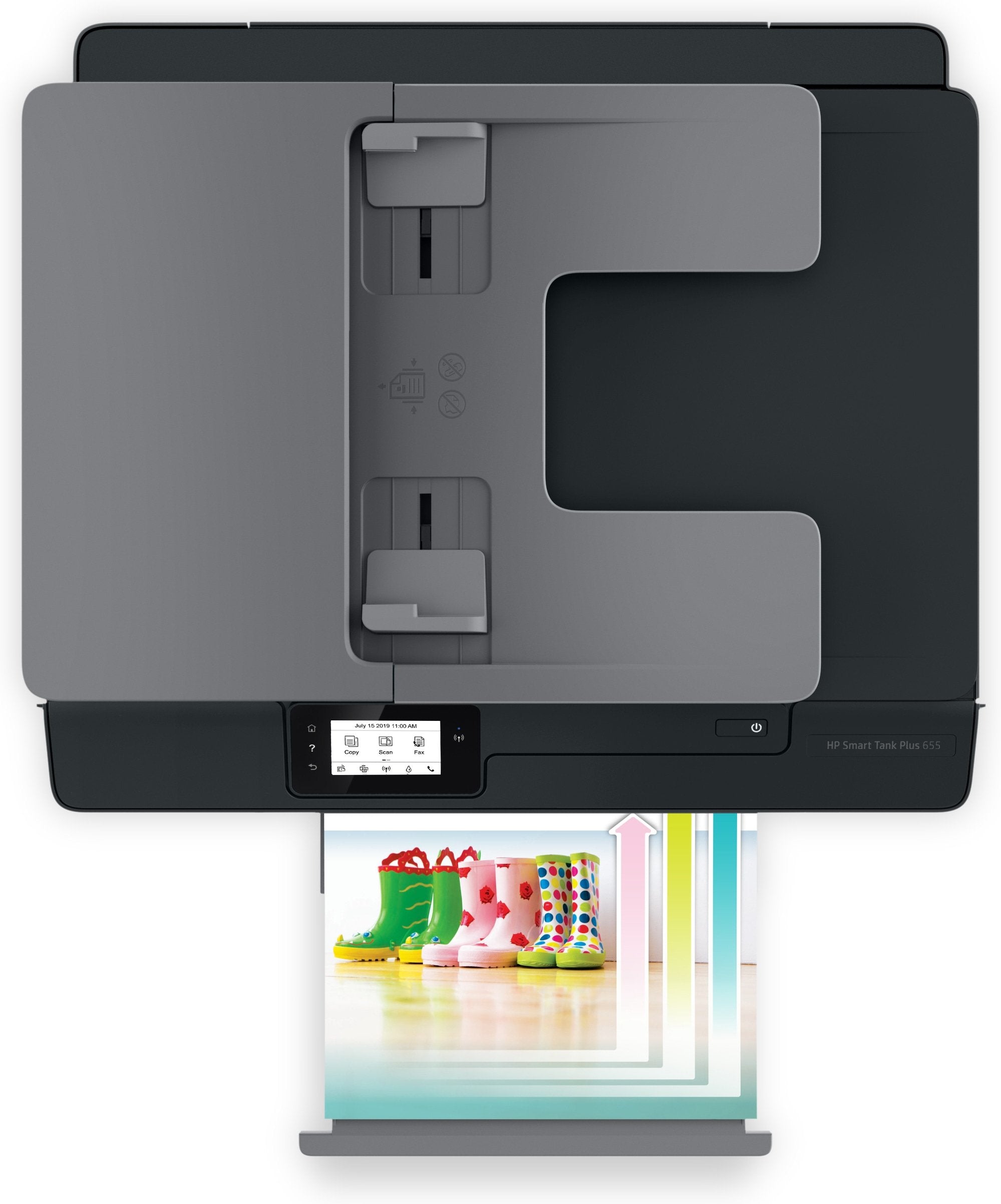 Multifunción Recargable Hp Smart Tank Plus 655 Wifi Fax Negra