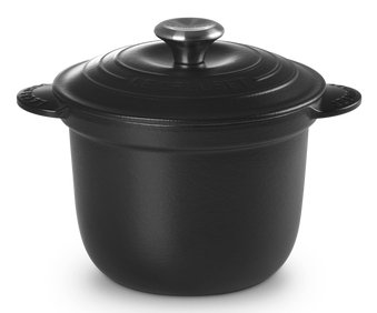 Le Creuset 41110180000460 Cocotte Every Gusseisen 18 Cm Negro