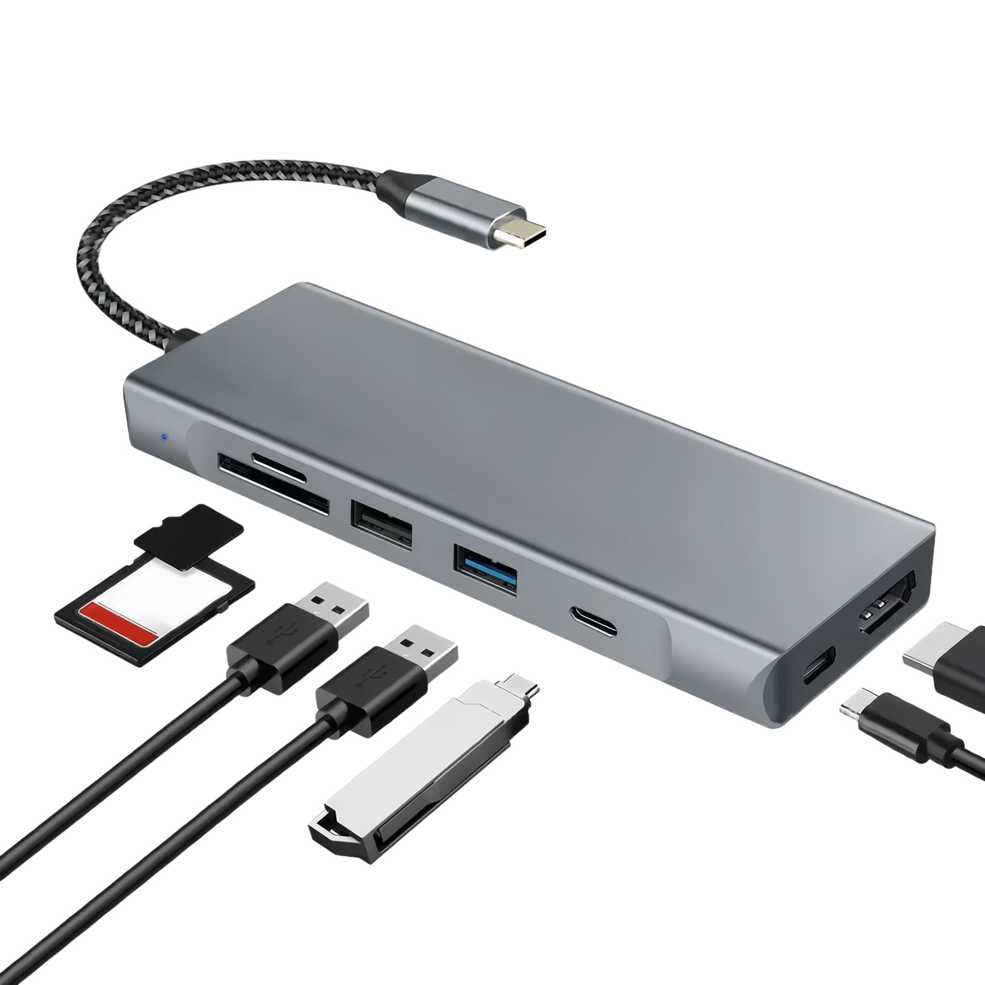 Leotec Docking Station 8-1 Con Caja Externa Ssd M2