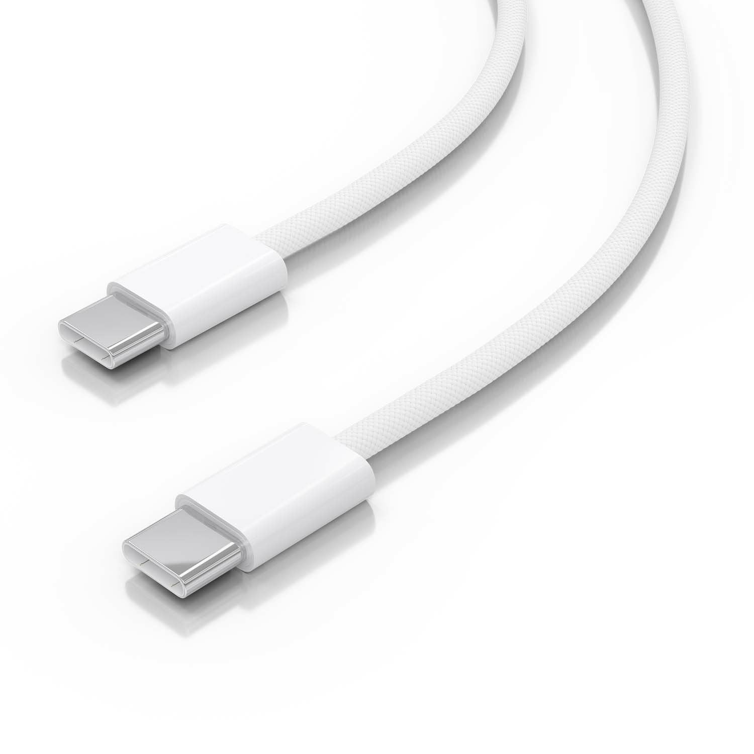 Aisens Cable Usb 2.0 3a 60w Apple - Tipo Usb-C/M-Usb-C/M - 1m - Blanco