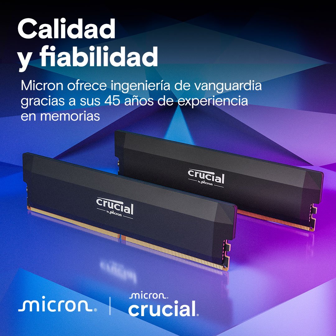 EAN 0649528946980 - Crucial Pro CP2K32G60C40U5B módulo de memoria 64 GB 2 x 32 GB DDR5 288-pin DIMM imagen 6