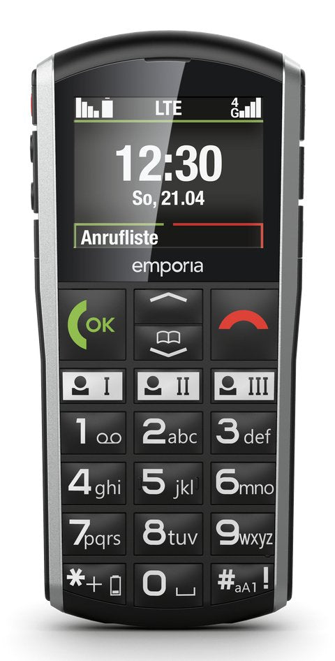 Emporia Emporiasimplicity (V27), Lte/4g, (V4), Móvil Con Teclas Grandes, Negro